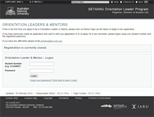 Tablet Screenshot of anu.mentordatabase.com